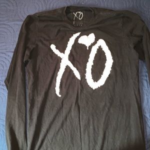 The weeknd xo logo long sleeve shirt